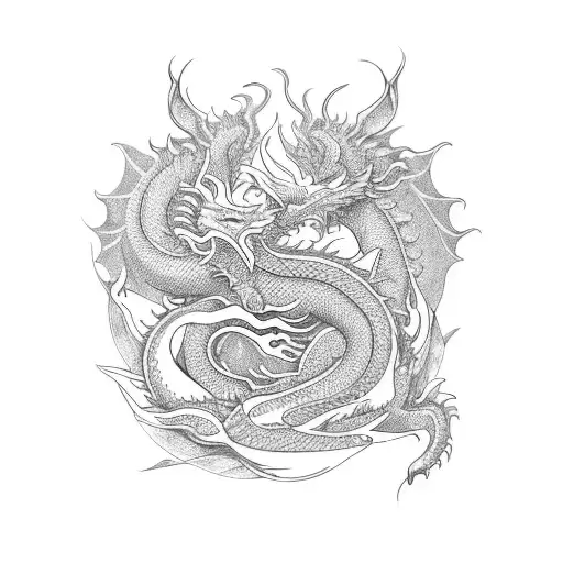 Lotus And Dragon