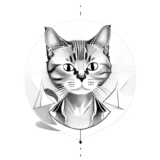 A Cat On Top Of A Computers Desktop