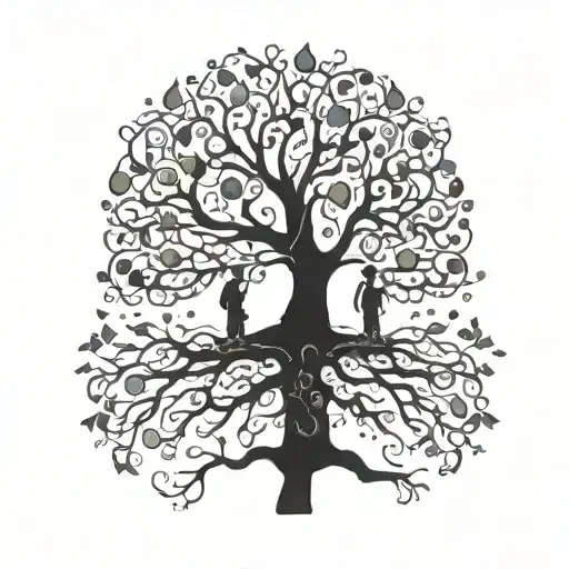 A Family Tree Made Of Gemstones