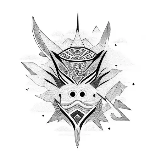 African Tribal Sunrise