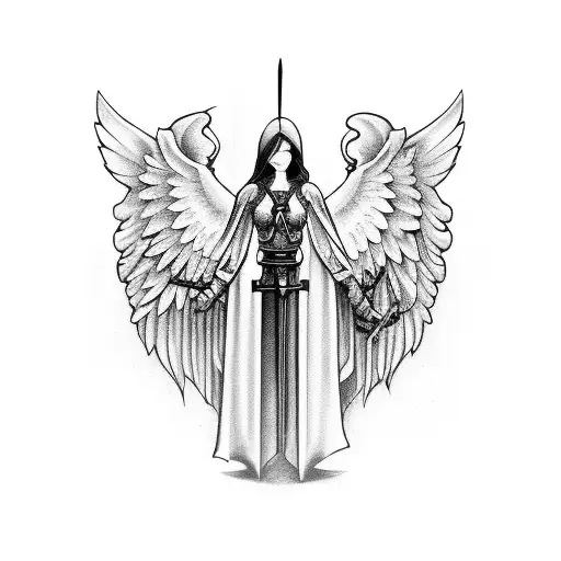 Arch Angel With Sword