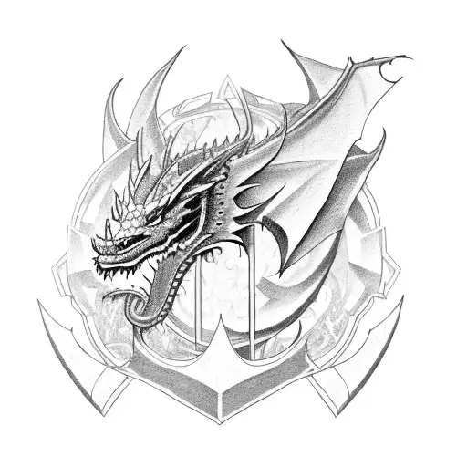 Dragon With Libra Armor