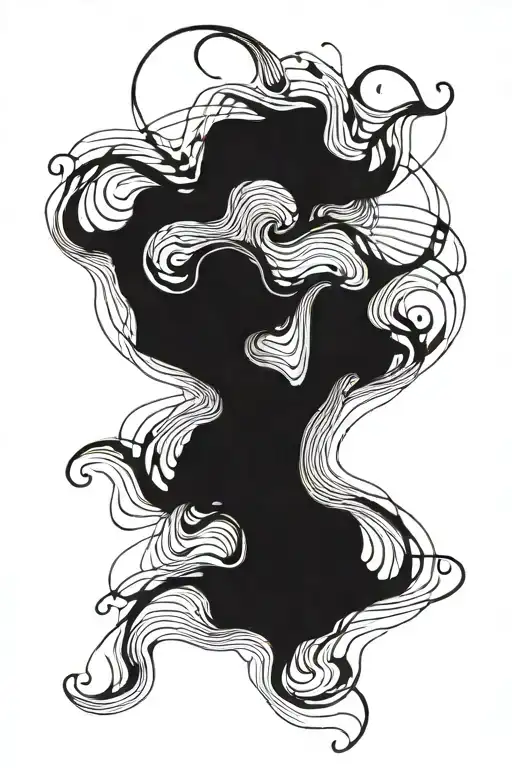 Fluid Lines Only Use Black Ink