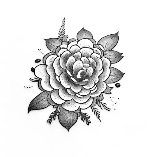 A Coffee Cup Surrounded By Blooming Flowers