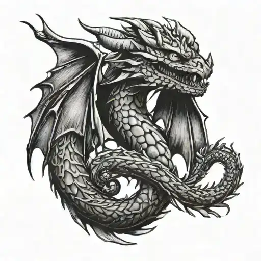 A Dragon Inspired By Toothless From 'How To Train Your Dragon'