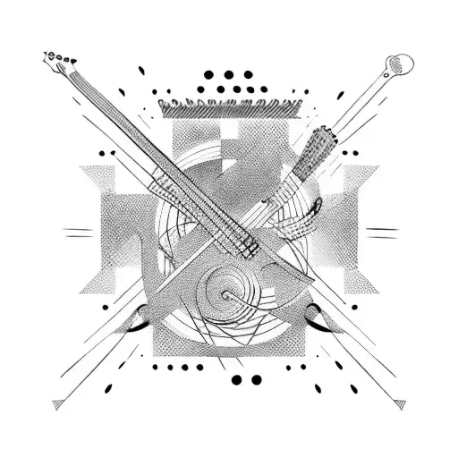 Guitar Strings Transforming Into Musical Notes