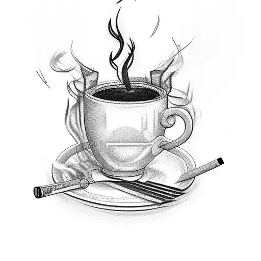 Cup Of Coffee And A Cigarette