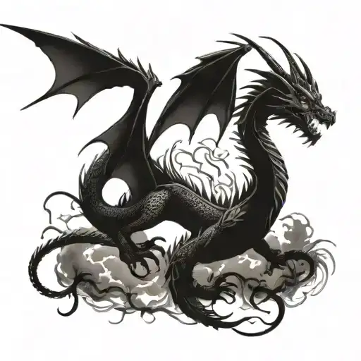 Dragon And Lightning