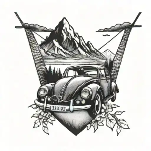 Beatle Car River Mountain Hammock