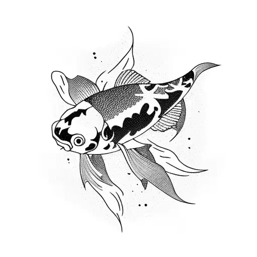 Mount Fuji And Koi Fish