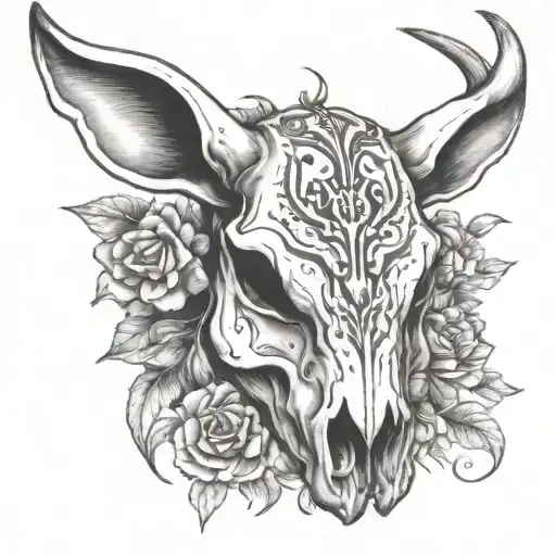 Cow Bunny Skull
