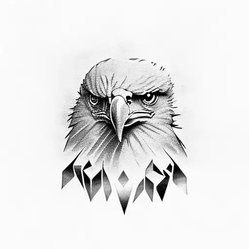 Magestic Eagle With Charismatic Look