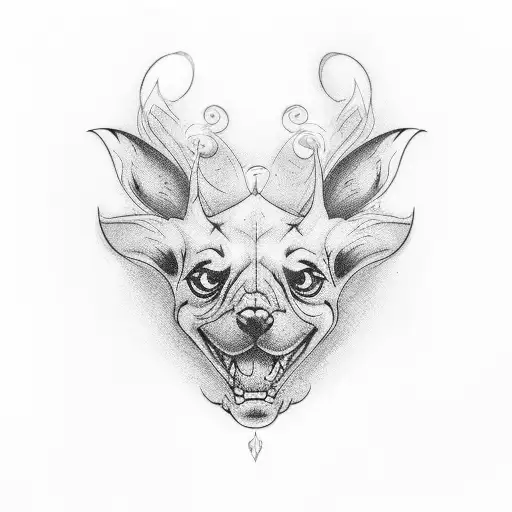 Lettering Of Kahlua With A Law Print For Forearm