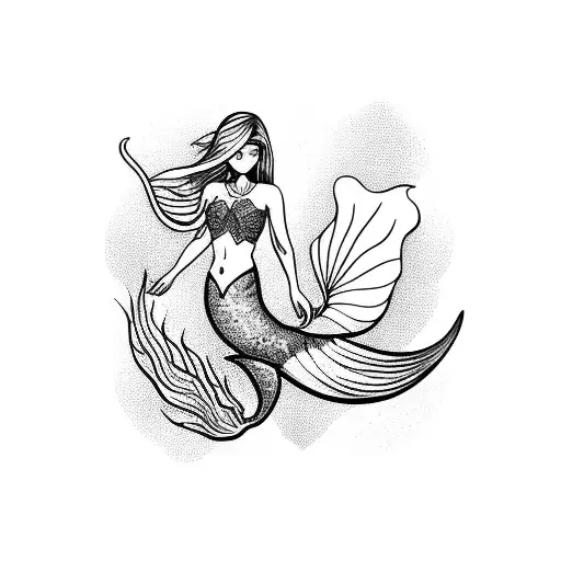 Mermaid With A Balance