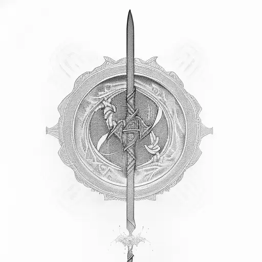 Nefelin Middle With Six Winds And Sword