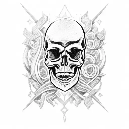 Skull Lacework