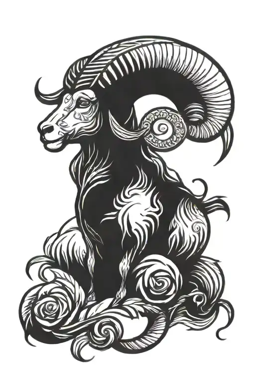 Zodiac Sign Aries As A Figure