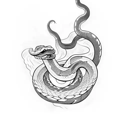 Combine A Mythology And A Snake In A Tattoo Design