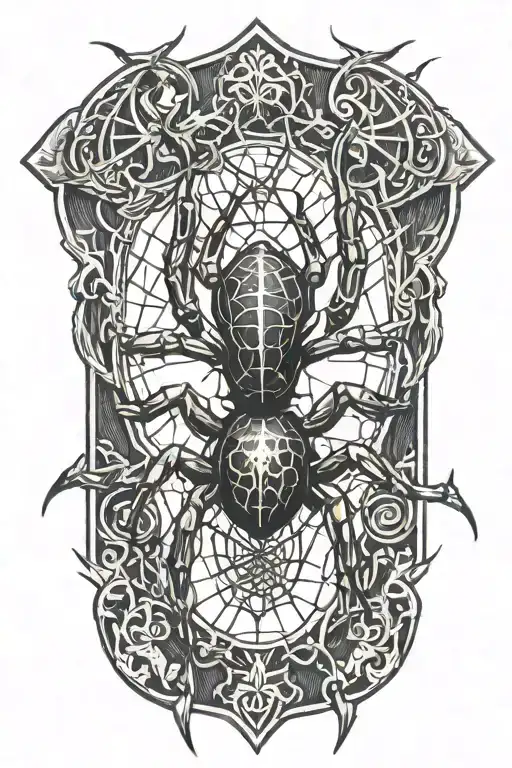 Spider With The Cross Turned Upside Down