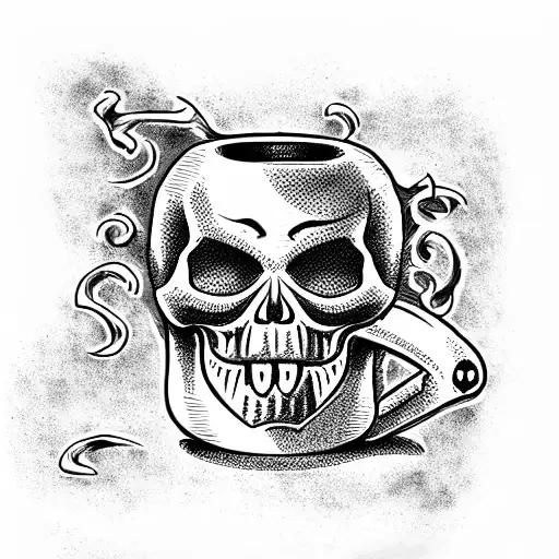 Skull And Crossbones On Coffee Mug