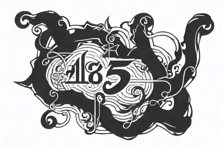 The Date 05-04 With Some Kind Of Water Element Sign Incorporated