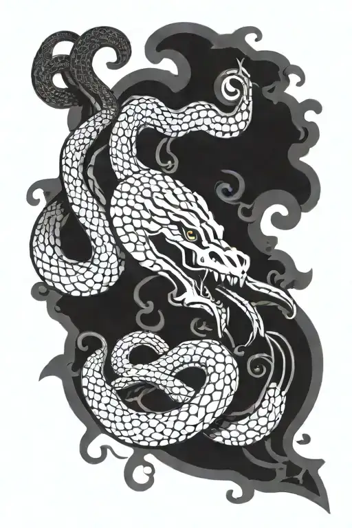 Snakes Coming Through A Gun