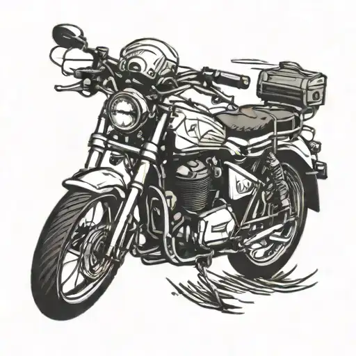 Bike Handel With Mountain Shivji Religious