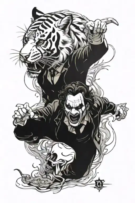 Joker And Tiger Emerging