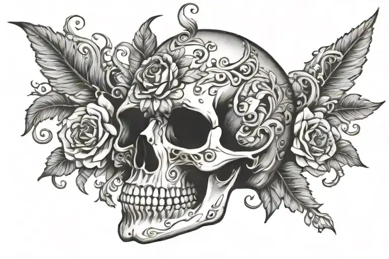 Assenti Presenti With A Skull