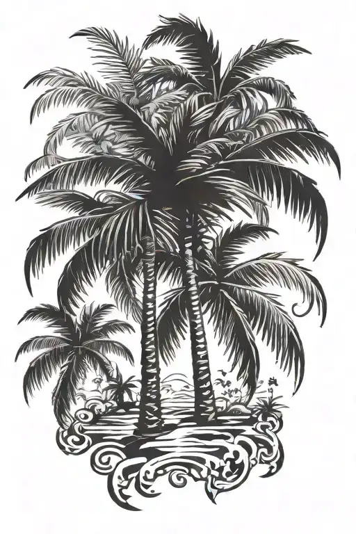 Palm Tree Surrounded