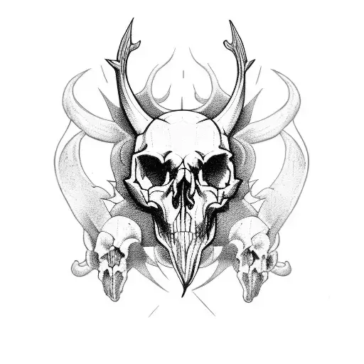 A Sleeve Of Animal Skulls