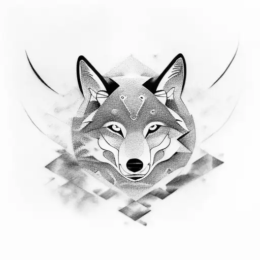 Yin And Yang Wolf