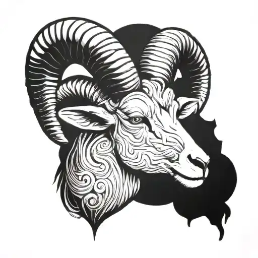 Aries Ram Head