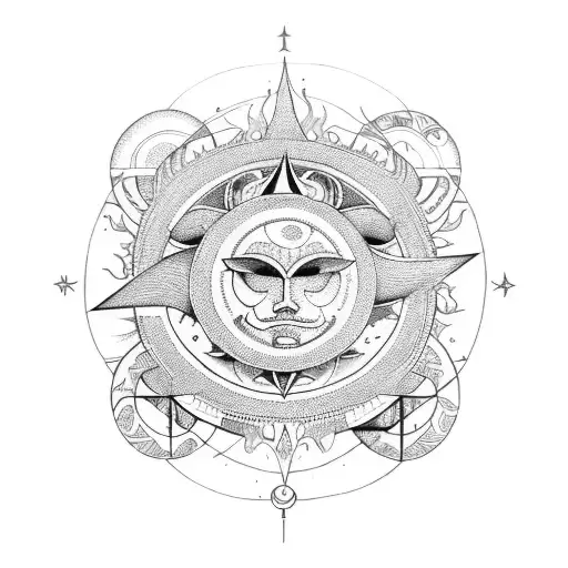 Phsycic Symbolism With Sun And Moon