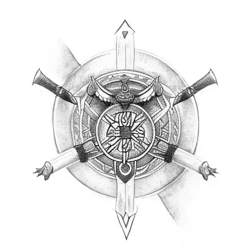 Odin Vegvisir Cuervos