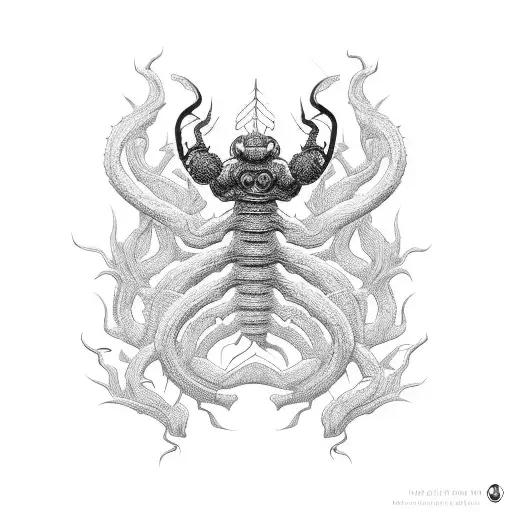 Evil Centipede Monster