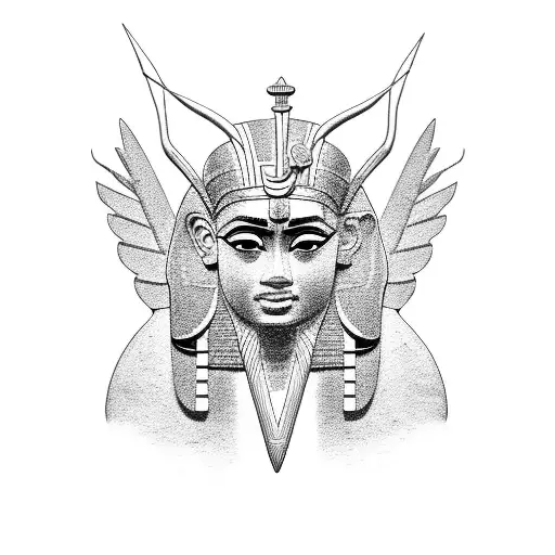 Egyptian Mythology Tattoo With A Twist Of Rock
