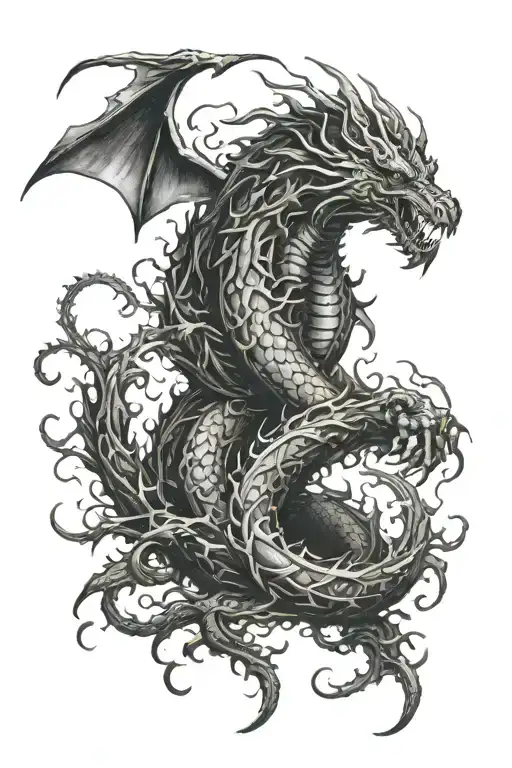 A Man Born From Tornado And Dragon