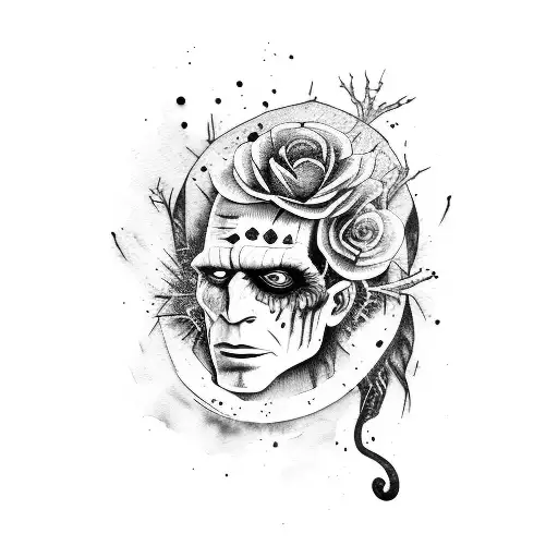 Watercolor Frankenstein