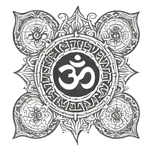 Om And Indian Symbols