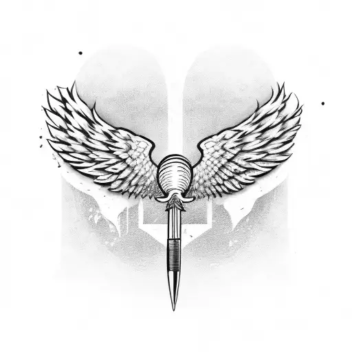 Baseball Bat With Wings