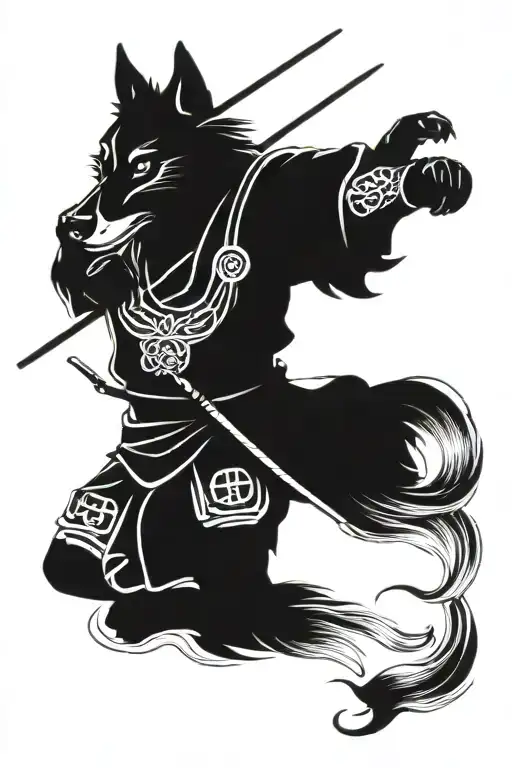 Wolf Christian Samurai