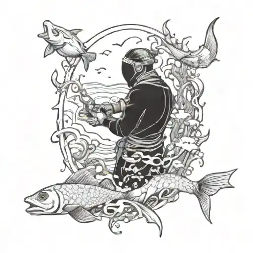 A Runescape Character Exploring A Mystical Underwater World Filled With Water Creatures