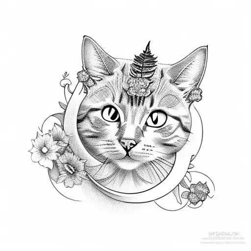 Cat Delicate Flower