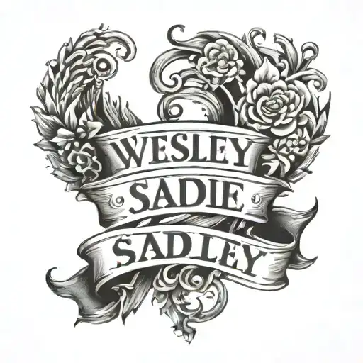 Kids Name Wesley And Sadie Family