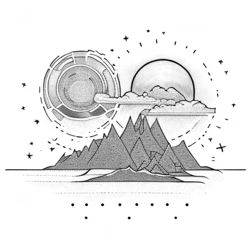 Sunset Over A Beach With Deep Meaning