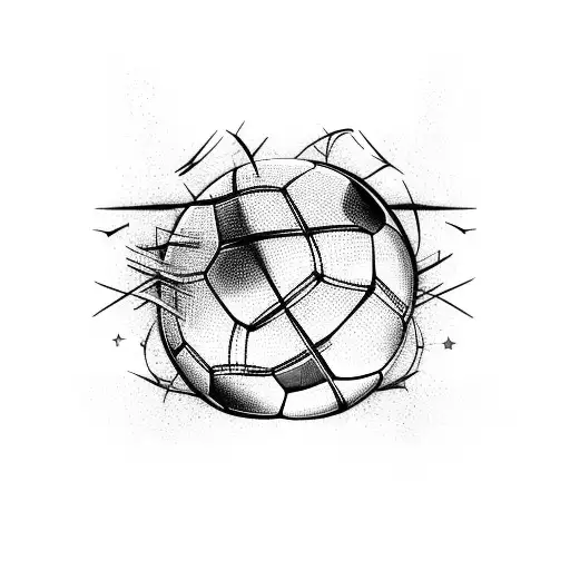 A Football Field With A Word Cloud Of Football-related Terms In The Background