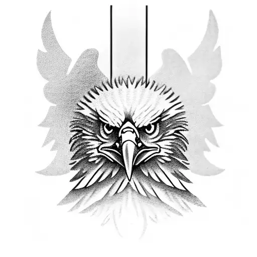 Eagle With Gun