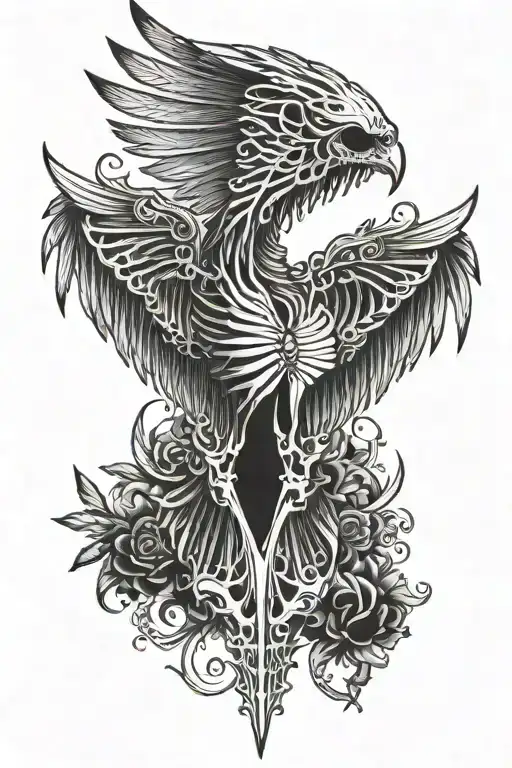 Skeletal Wing Spread