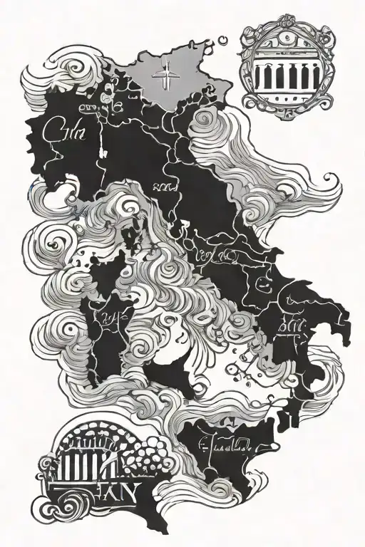 Italy Map Birthday Date